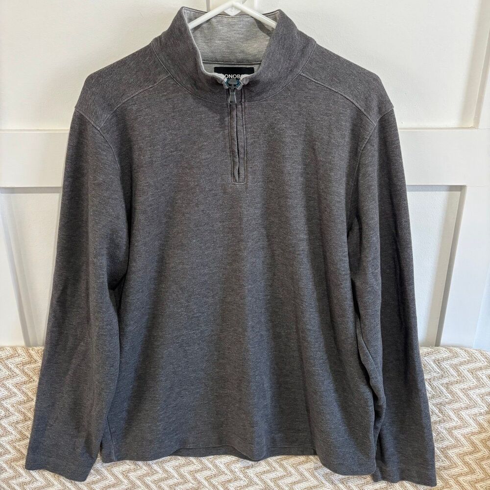 Bonobos Men’s Wear to Work Popover 1/4 Zip Sweatshirt